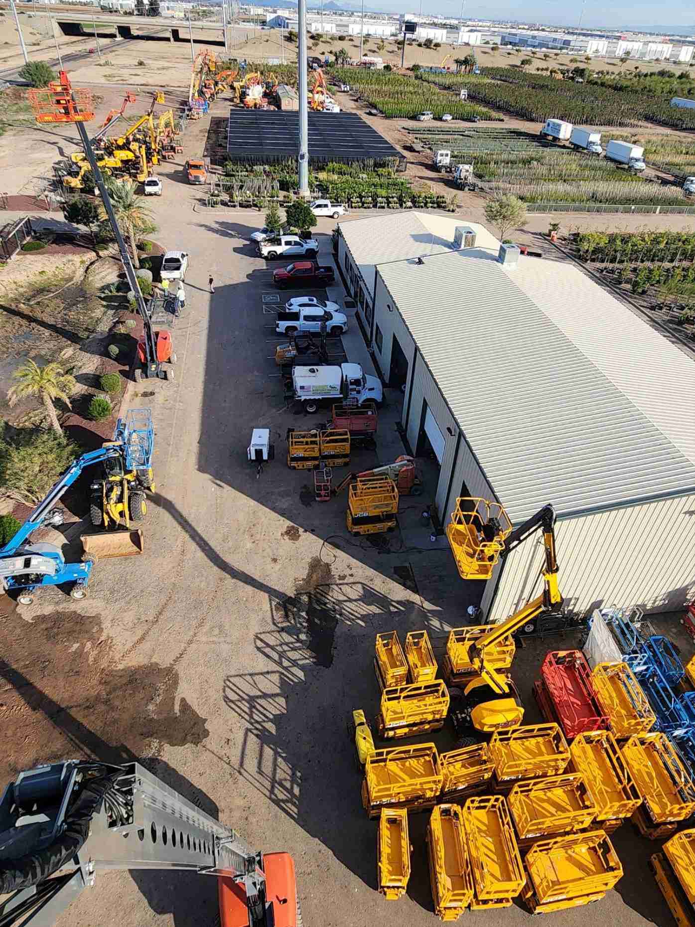 Forrest Equipment Rental's Lot - Aerial Lifts